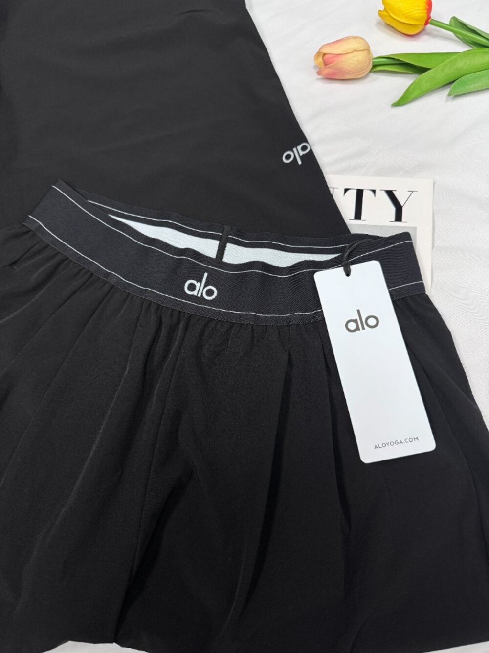 Brand New ALO Yoga Women's Pants Black💖🖤Versatile Suit Up Trouser (Regular) - Picture 7 of 9